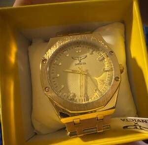 Invicta Specialty Gold Dial Gold-Tone Men's Watch